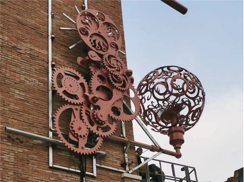 創(chuàng)意景觀(guān)小品，激活九江大中路商業(yè)街客流